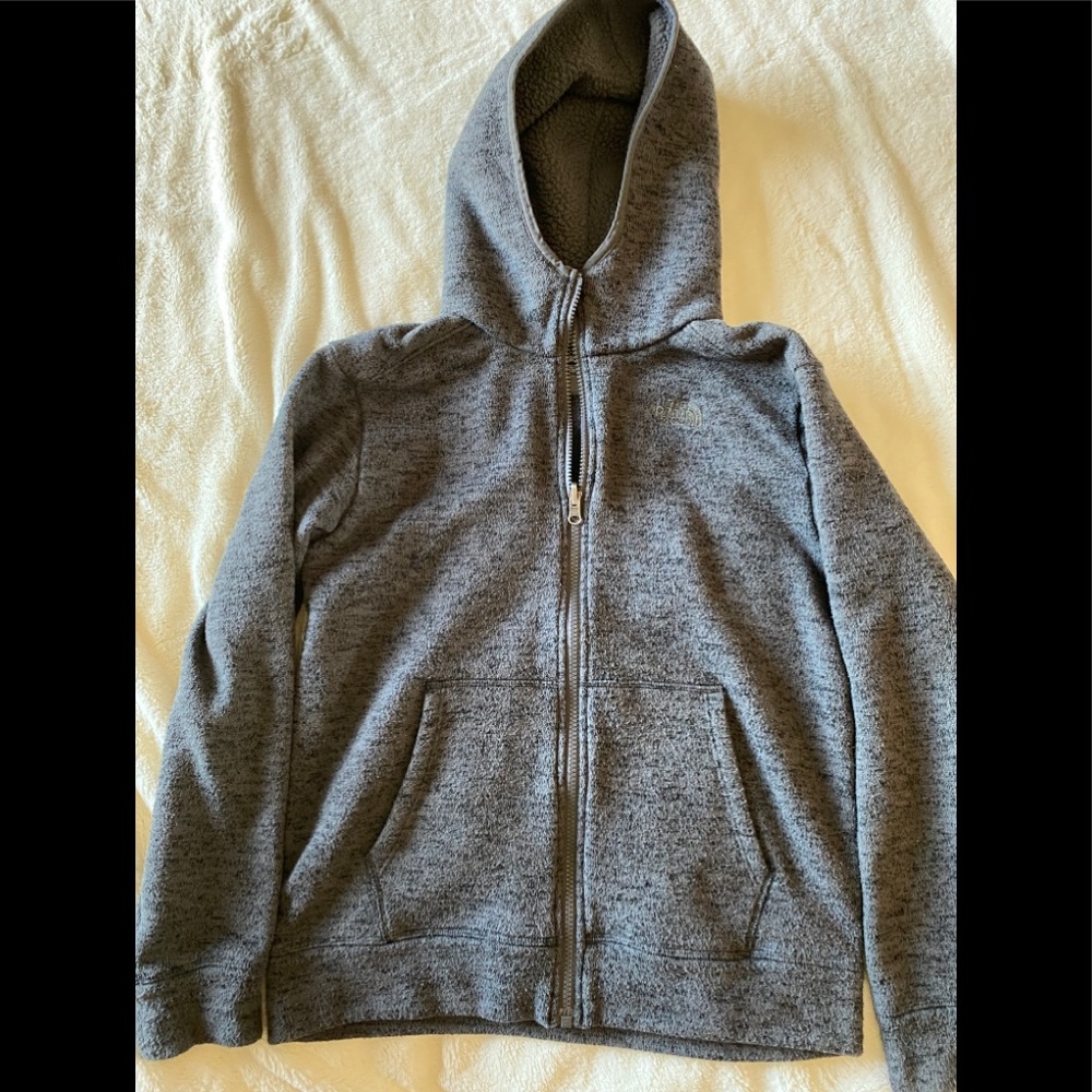 NORTH FACE full zip fleece hoodie